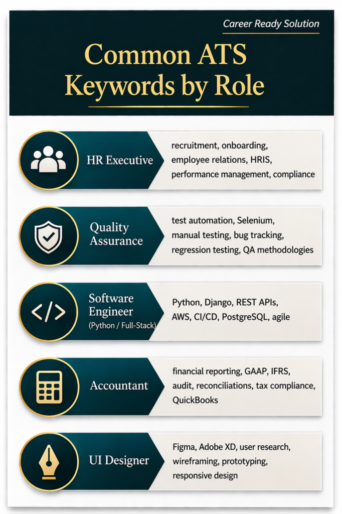 Common ATS Keywords by Role