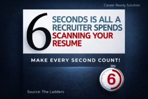 recruiters take 6 secs to scan your resume