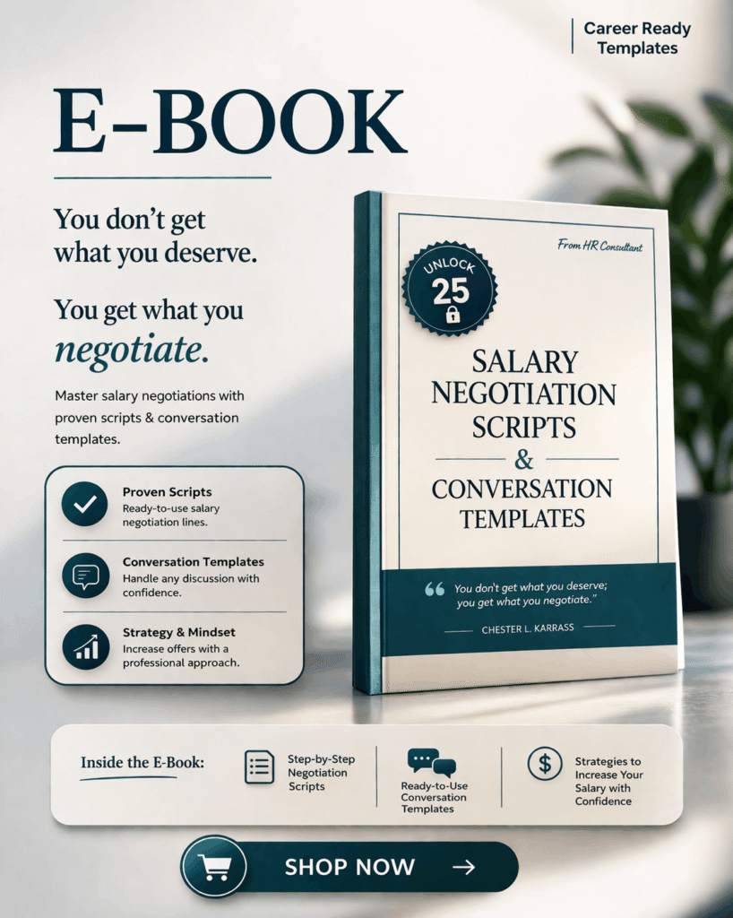 Salary Negotiation scripts and templates by Hira Riaz (HR Consultant)